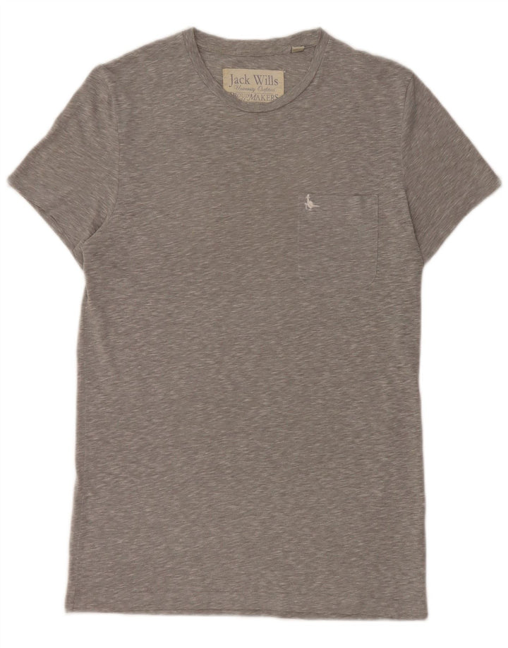 Jack Wills T-Shirt Homme Petit Gris Moucheté Coton