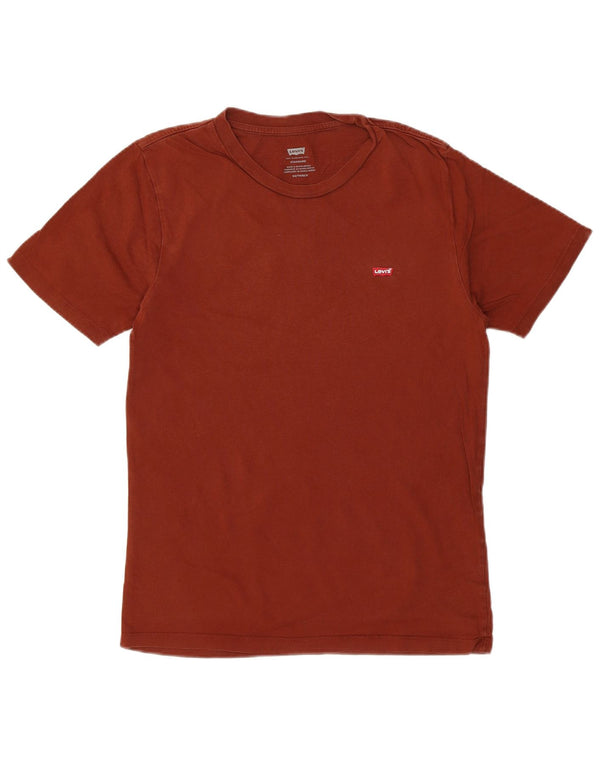 Levi's Mens Standard Fit T-Shirt Top XS Maroon Cotton