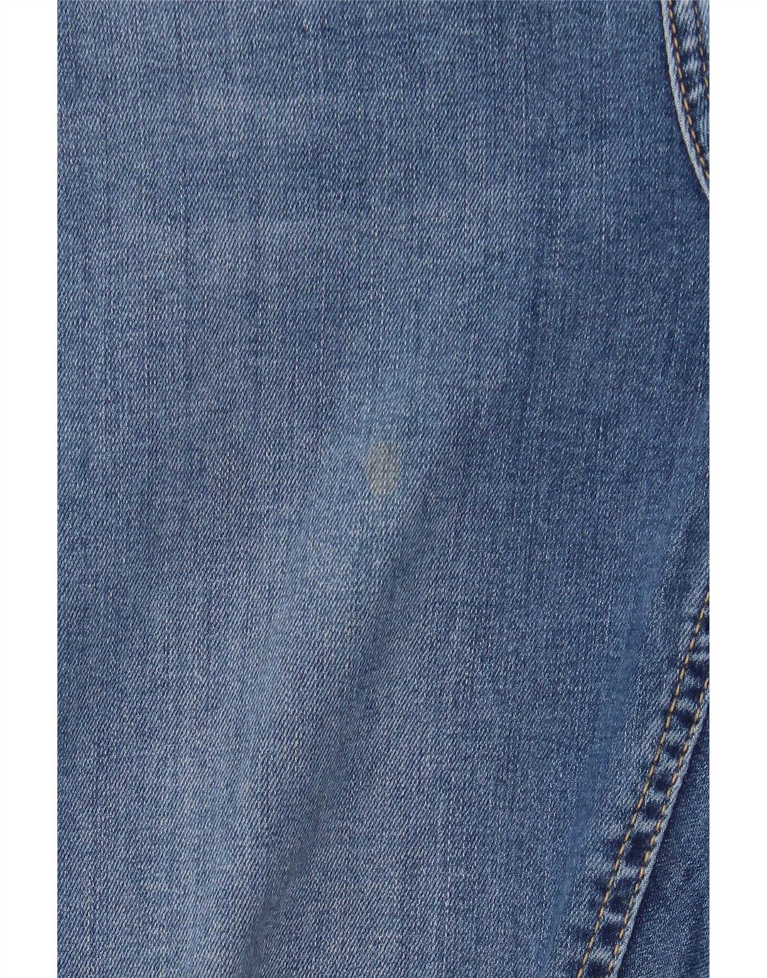Topshop Femme Jean Évasé Jamie W30 L32 Bleu Coton