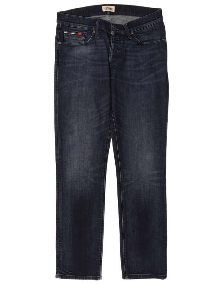 Tommy Hilfiger Jean droit homme W32 L32 bleu marine coton