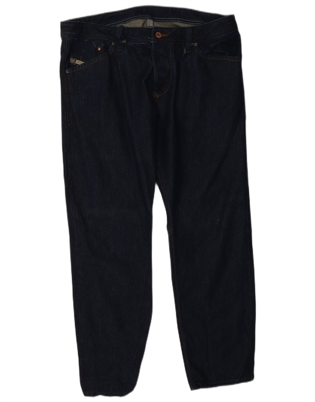 DIESEL Jean droit homme W34 L28 bleu marine coton