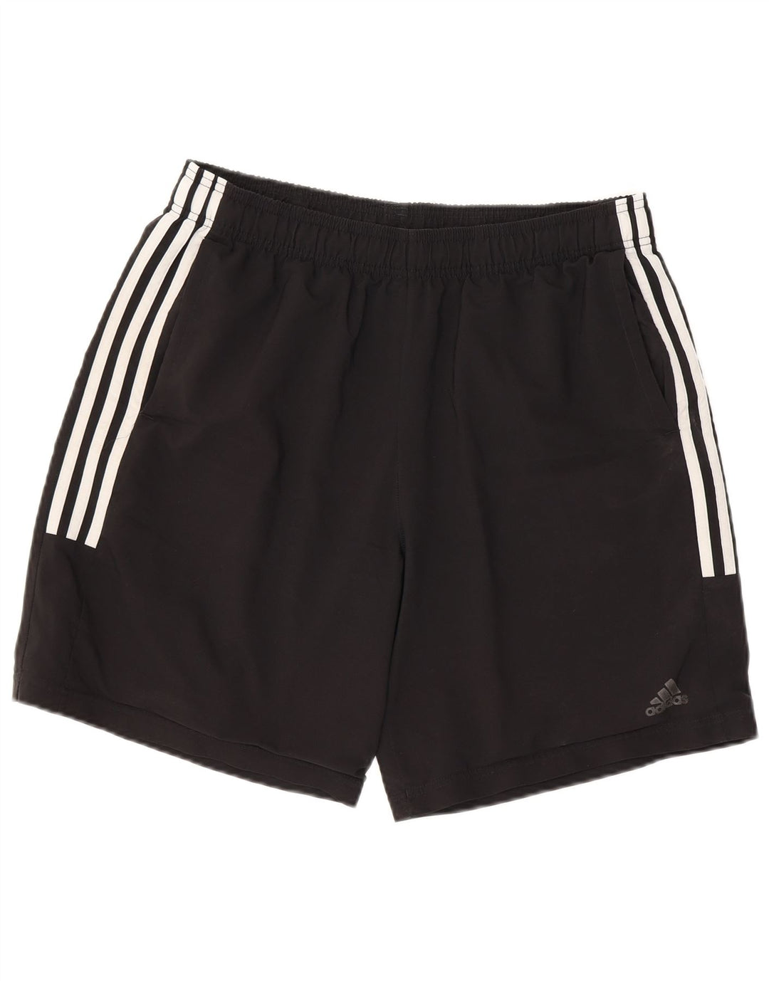 Adidas Short de sport pour homme Large Noir Polyester