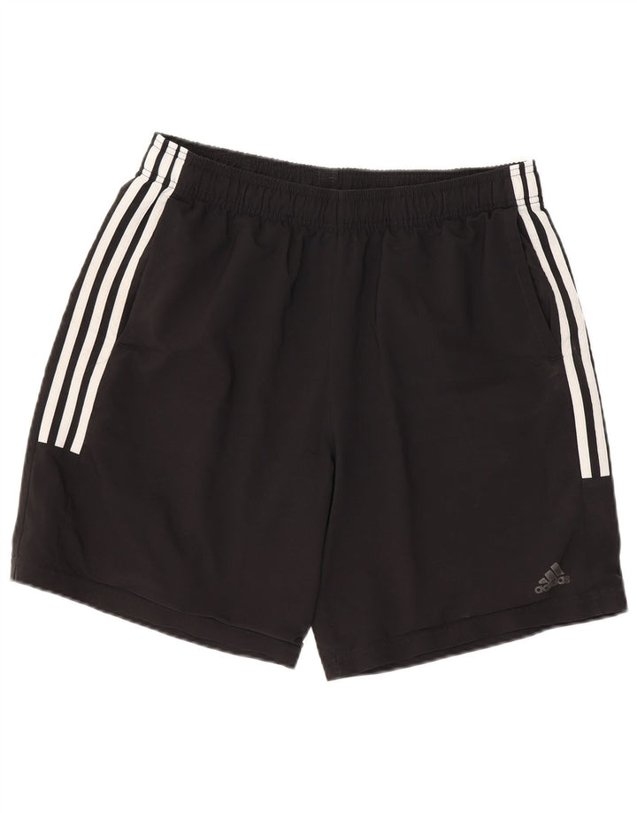 Adidas Short de sport pour homme Large Noir Polyester
