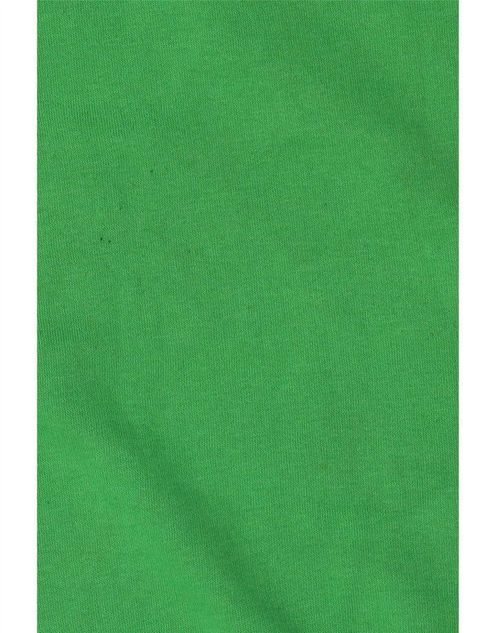 Zara Womens Crop Oversize Sweatshirt Jumper UK 10 Petit Vert Polyester