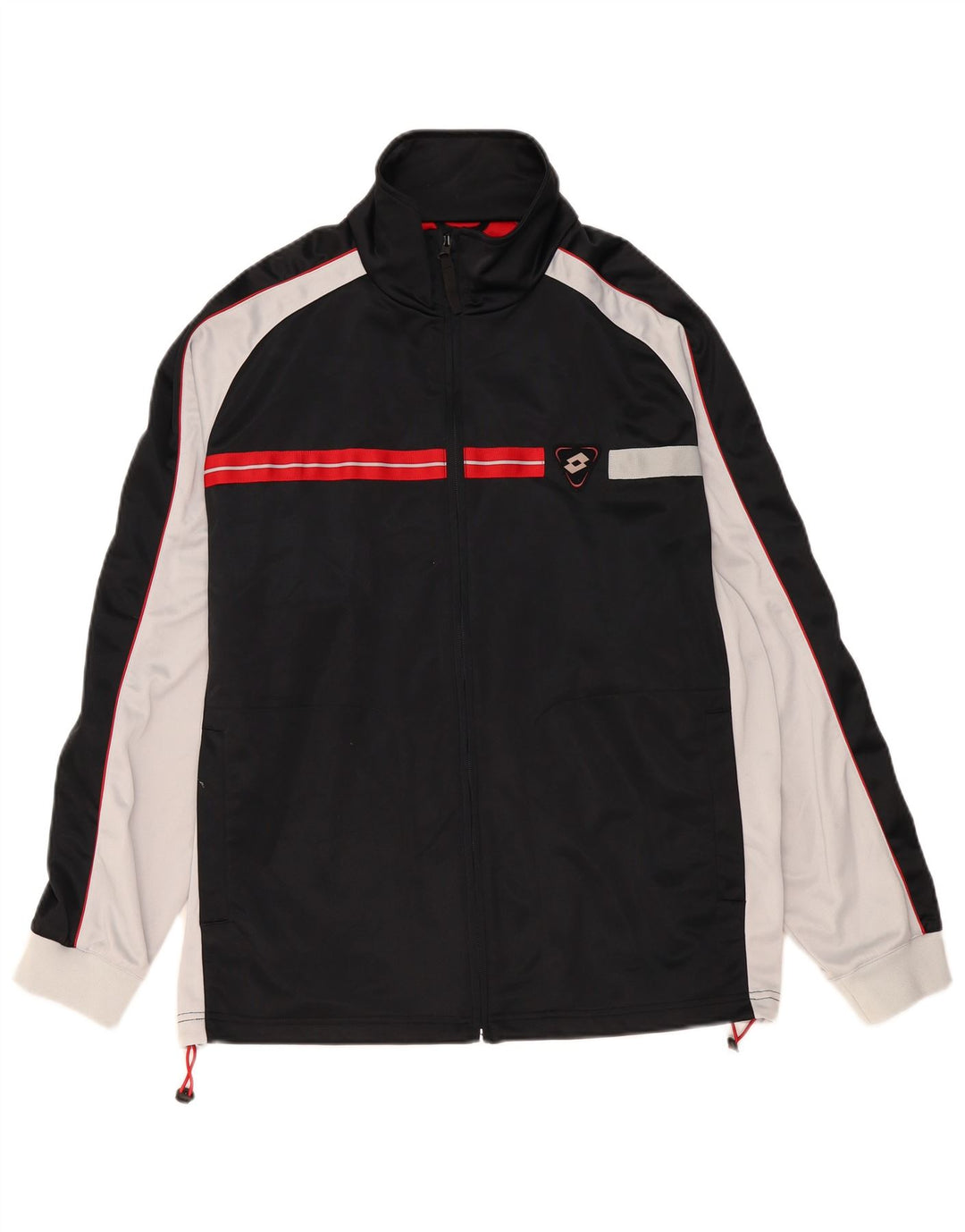 Lotto Veste de survêtement pour homme XL Noir Colourblock Polyester