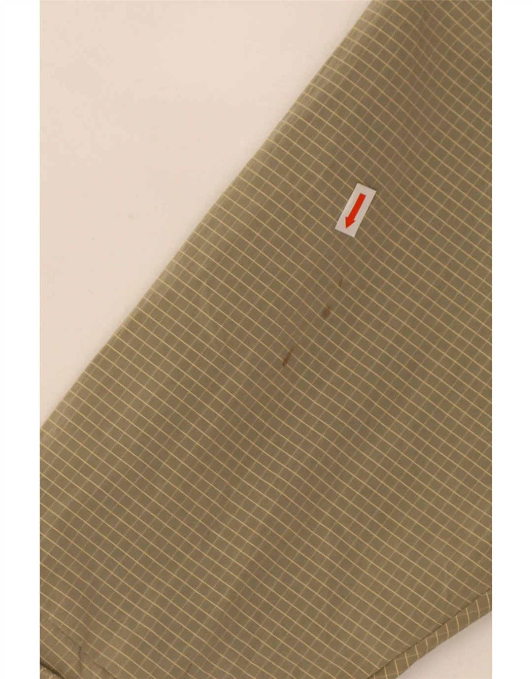 Element Veste de pluie à capuche pour homme UK 40 Large Beige Check Polyamide