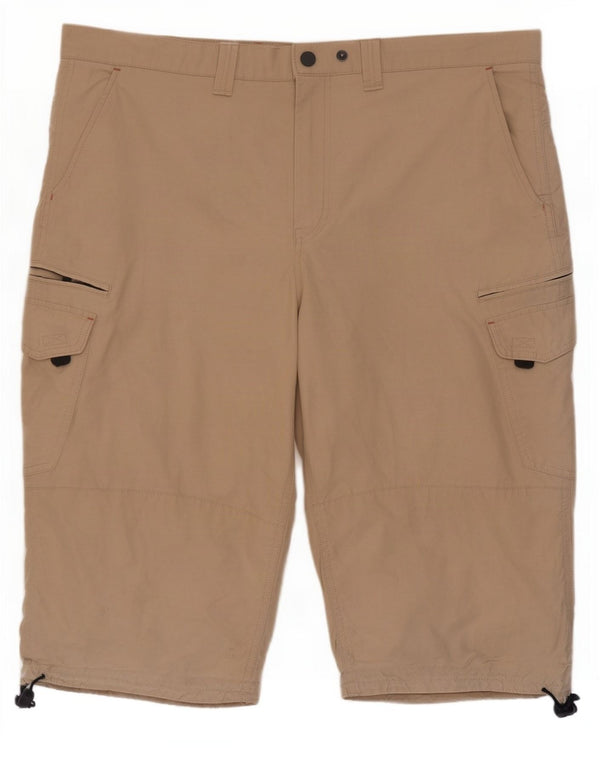Marks & Spencer Bermuda Cargo Homme W40 XL Coton Beige