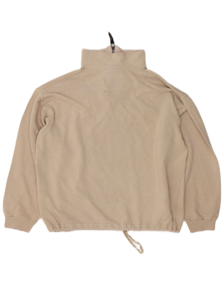 Champion Sweat-shirt graphique surdimensionné pour femme UK 16 Large Beige
