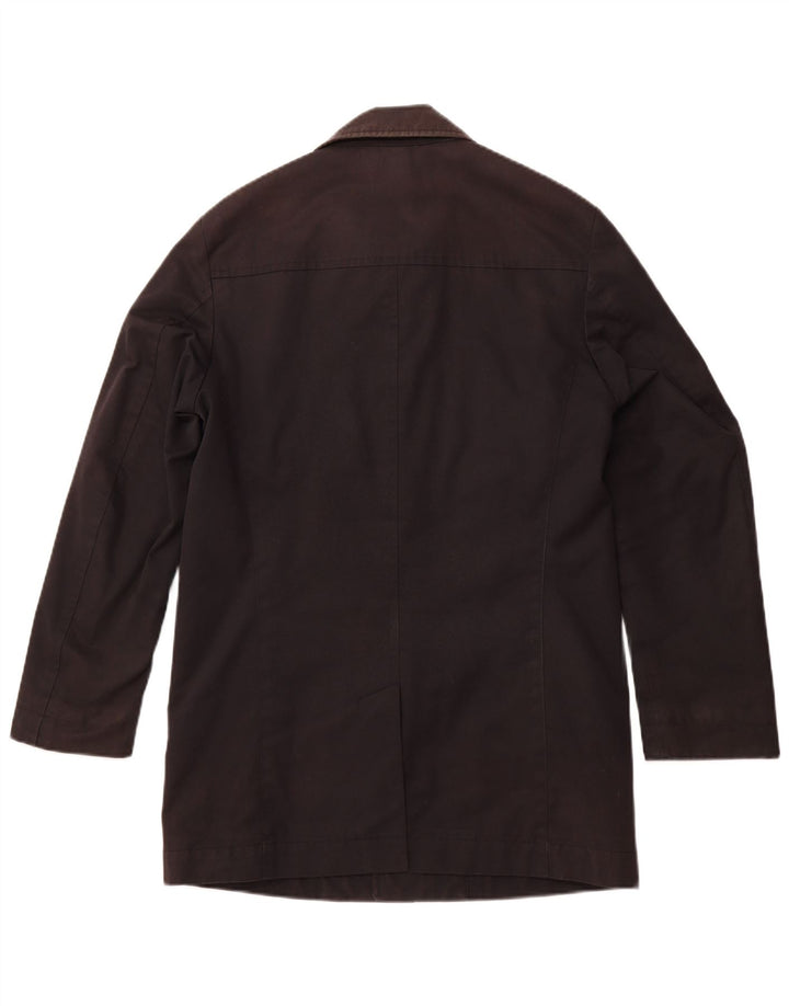 HUGO BOSS Manteau coupe-vent IT 48 Homme Noir Moyen Polyester