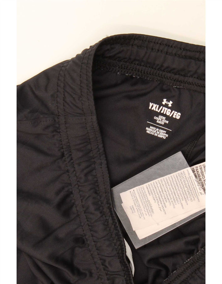 Under Armour Short de sport garçon 13-14 ans XL Noir Polyester
