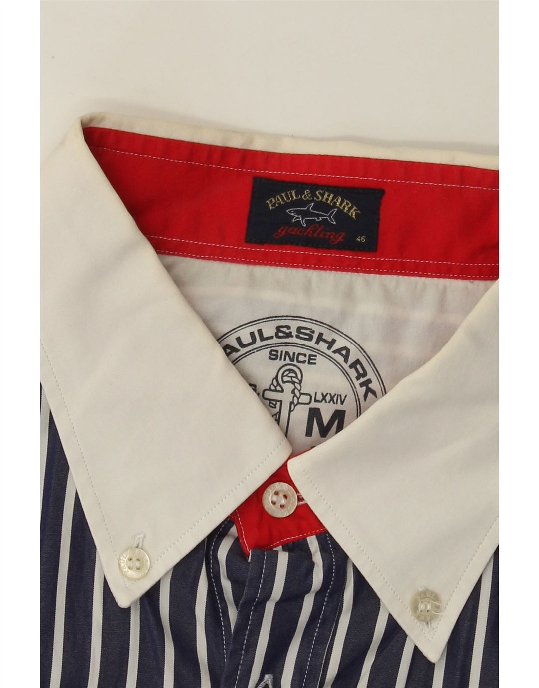 Paul & Shark Chemise graphique homme taille 46 2XL bleu marine rayé