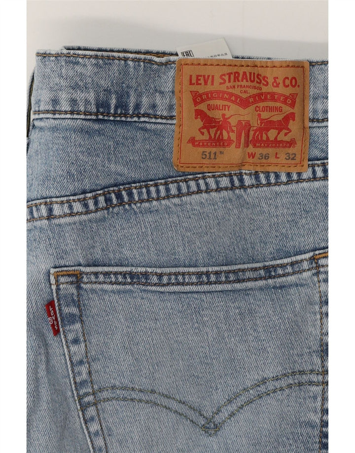 LEVI'S Jean Slim 511 Homme W36 L27 Bleu Coton