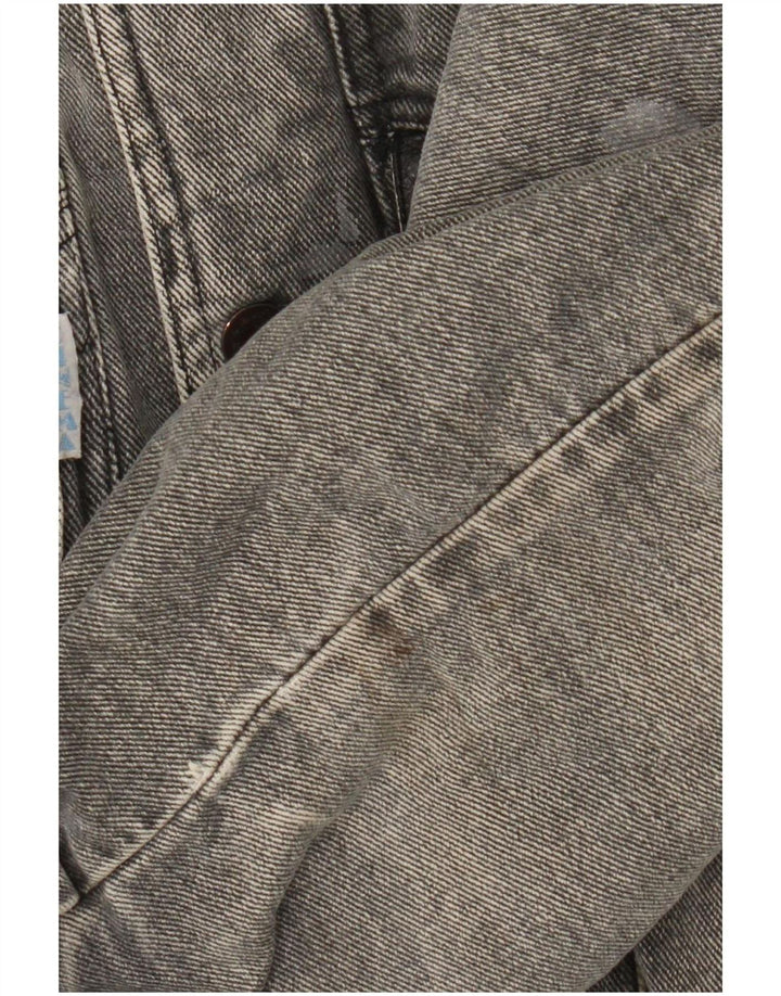 veste en denim homme vintage UK 40 Grand Gris