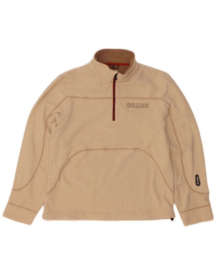 Colmar Pull Polaire Col Zippé Homme Beige Moyen Polyester