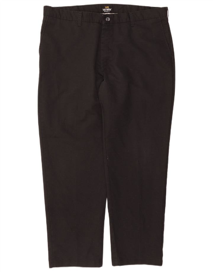 LEE Pantalon Chino Coupe Relax Homme W40 L32 Noir Coton