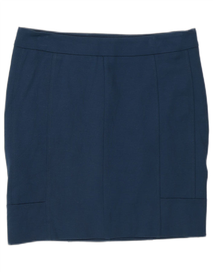Calvin Klein Mini jupe femme US 4 Small W28 bleu viscose