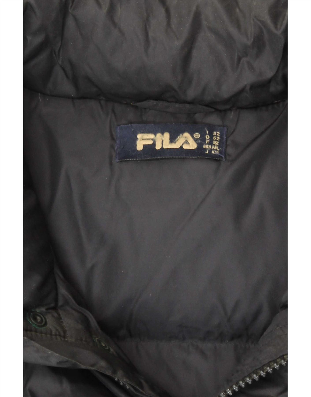 Fila Homme Gilet Rembourré IT 52 XL Noir Polyamide