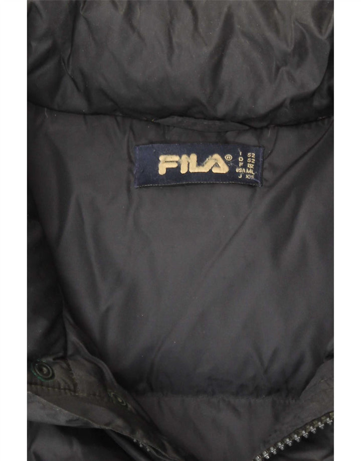 Fila Homme Gilet Rembourré IT 52 XL Noir Polyamide