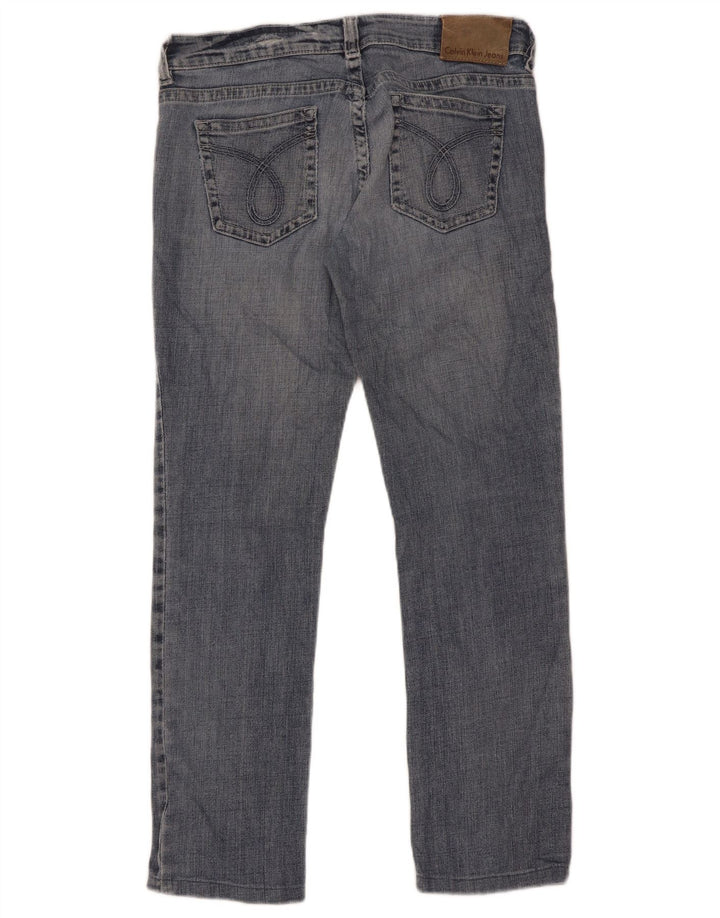 Calvin Klein Jean droit W30 L28 femme bleu