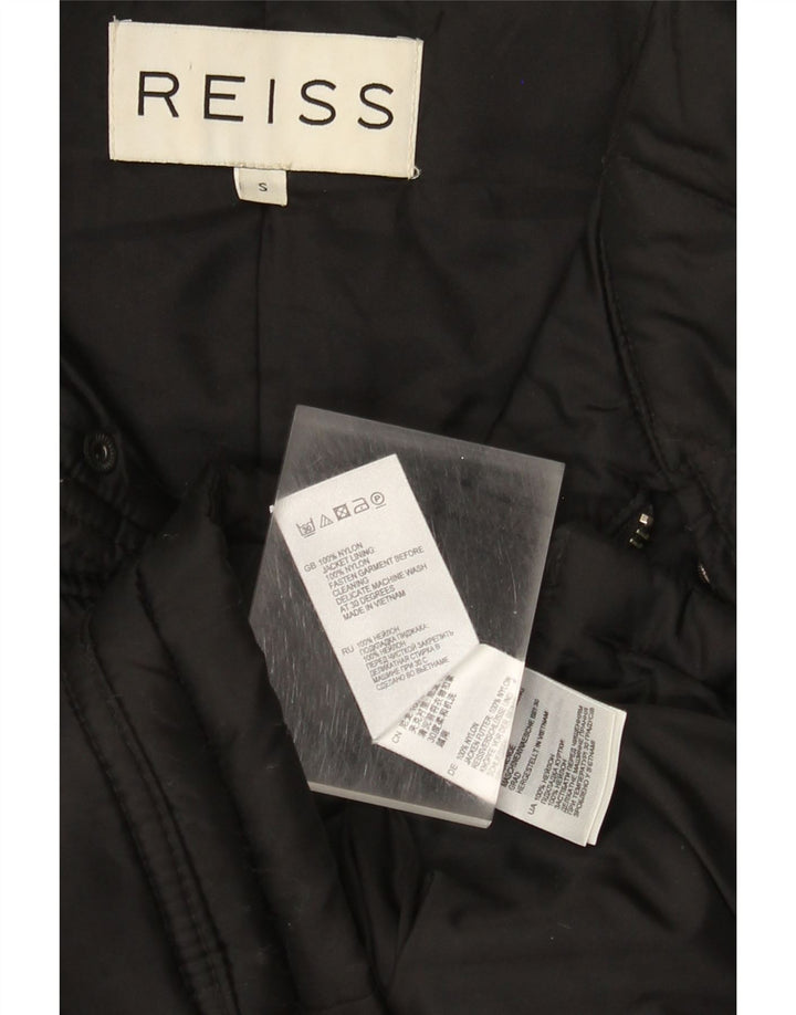 Reiss Veste matelassée pour homme UK 36 Small Noir Nylon