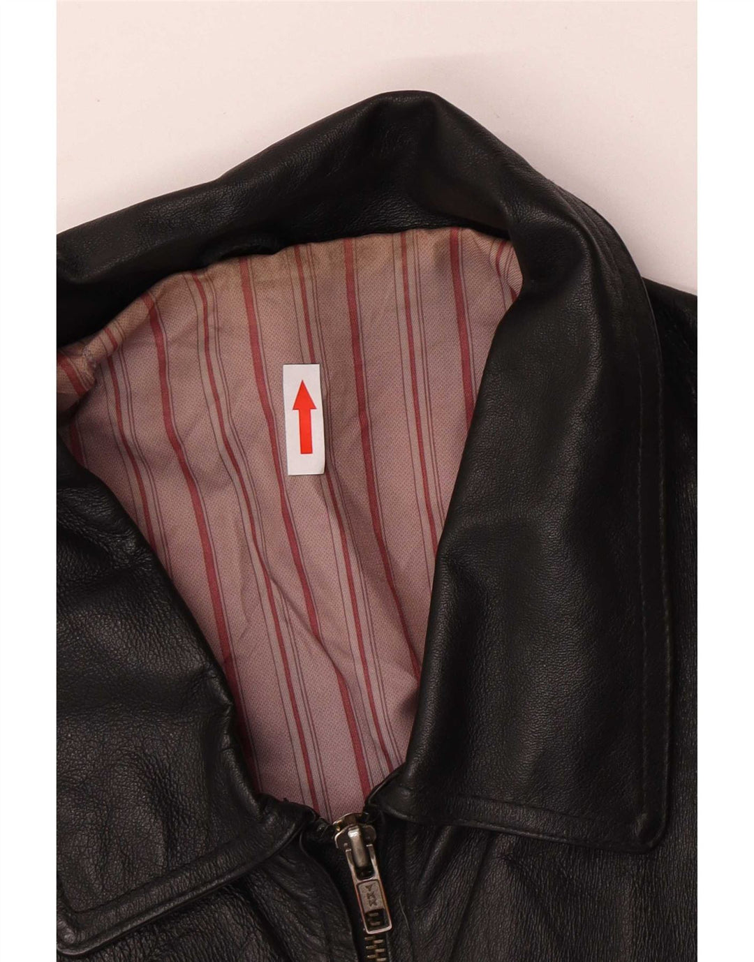 Veste en cuir homme vintage UK 42 XL Cuir noir