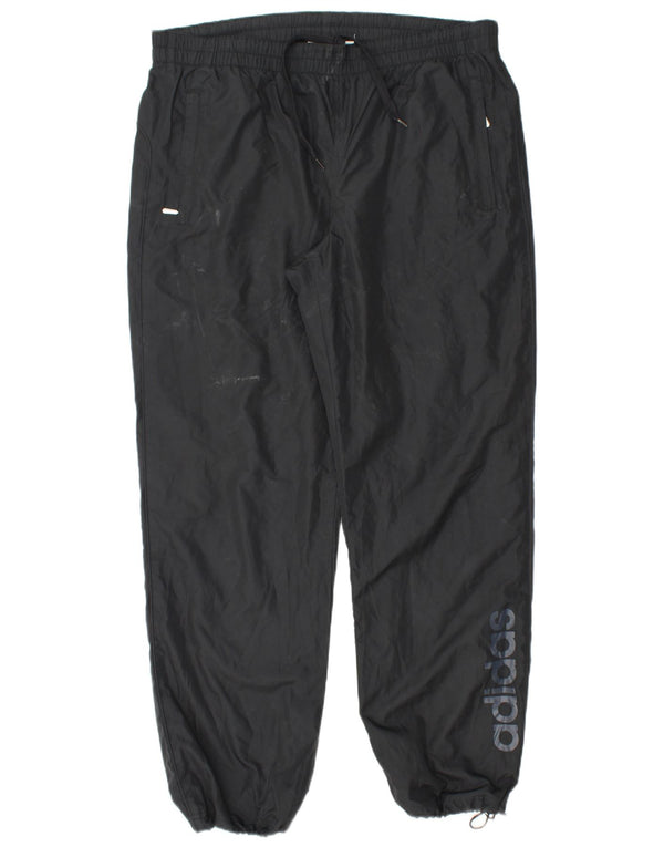 ADIDAS Pantalon de survêtement pour hommes Joggers Large Noir Polyester