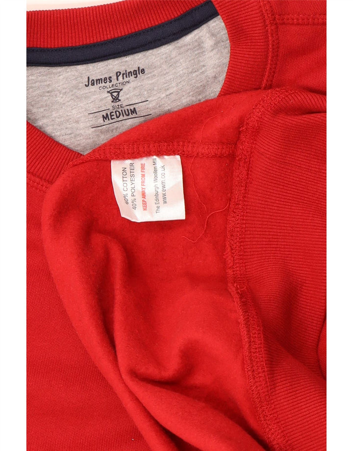James Pringle Sweat-Shirt Homme Rouge Moyen Coton