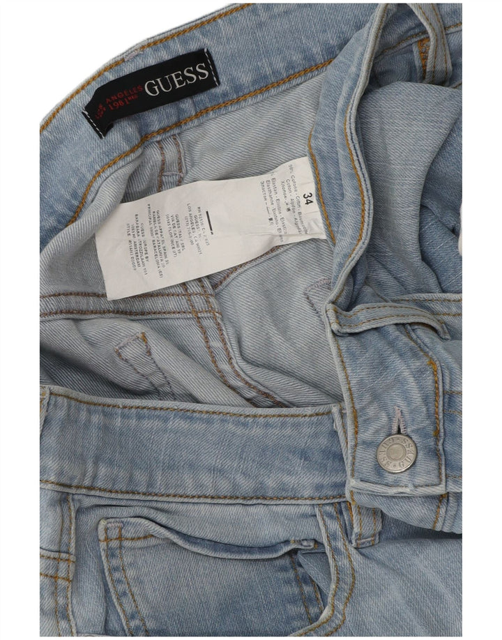 Guess Jean droit homme W34 L34 bleu coton