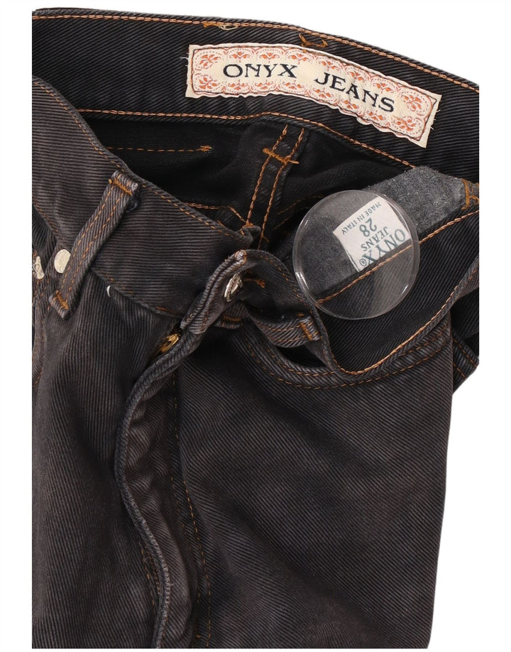 Onyx Jean Fuselé Femme W28 L31 Coton Noir