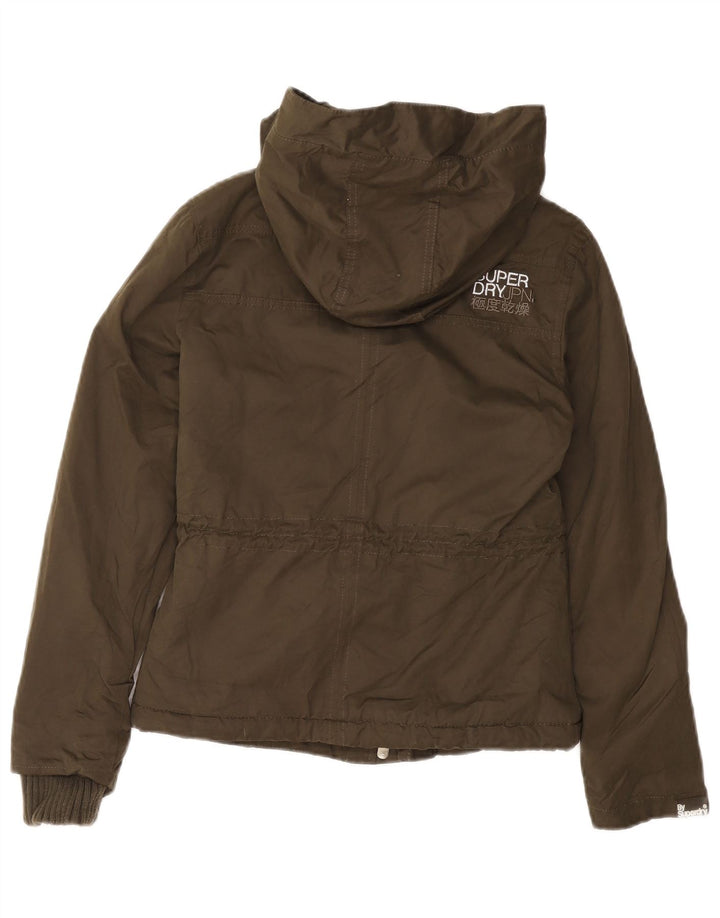 Superdry Veste utilitaire à capuche The Windparka pour femme UK 6 XS Vert Polyester