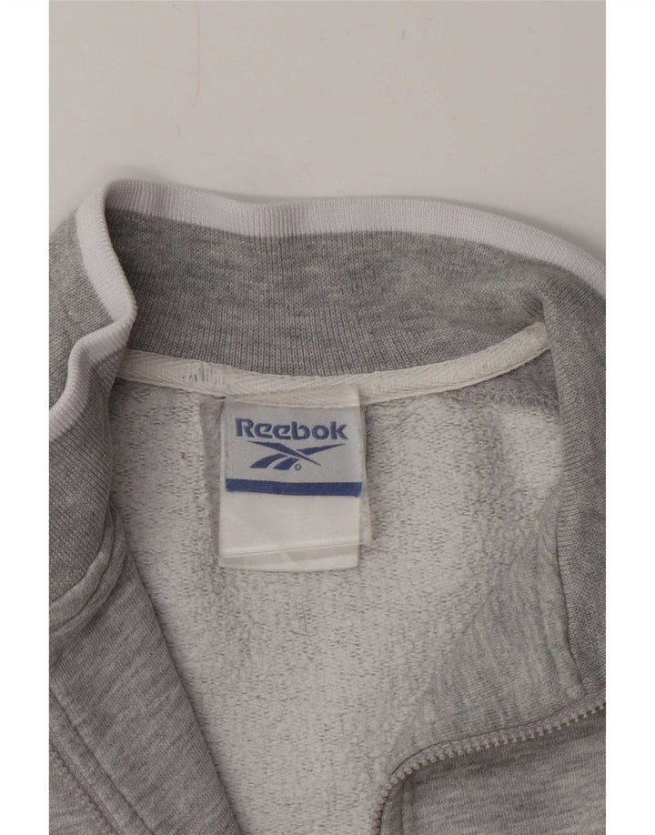 Reebok Veste de survêtement pour femme UK 16 Large Gris