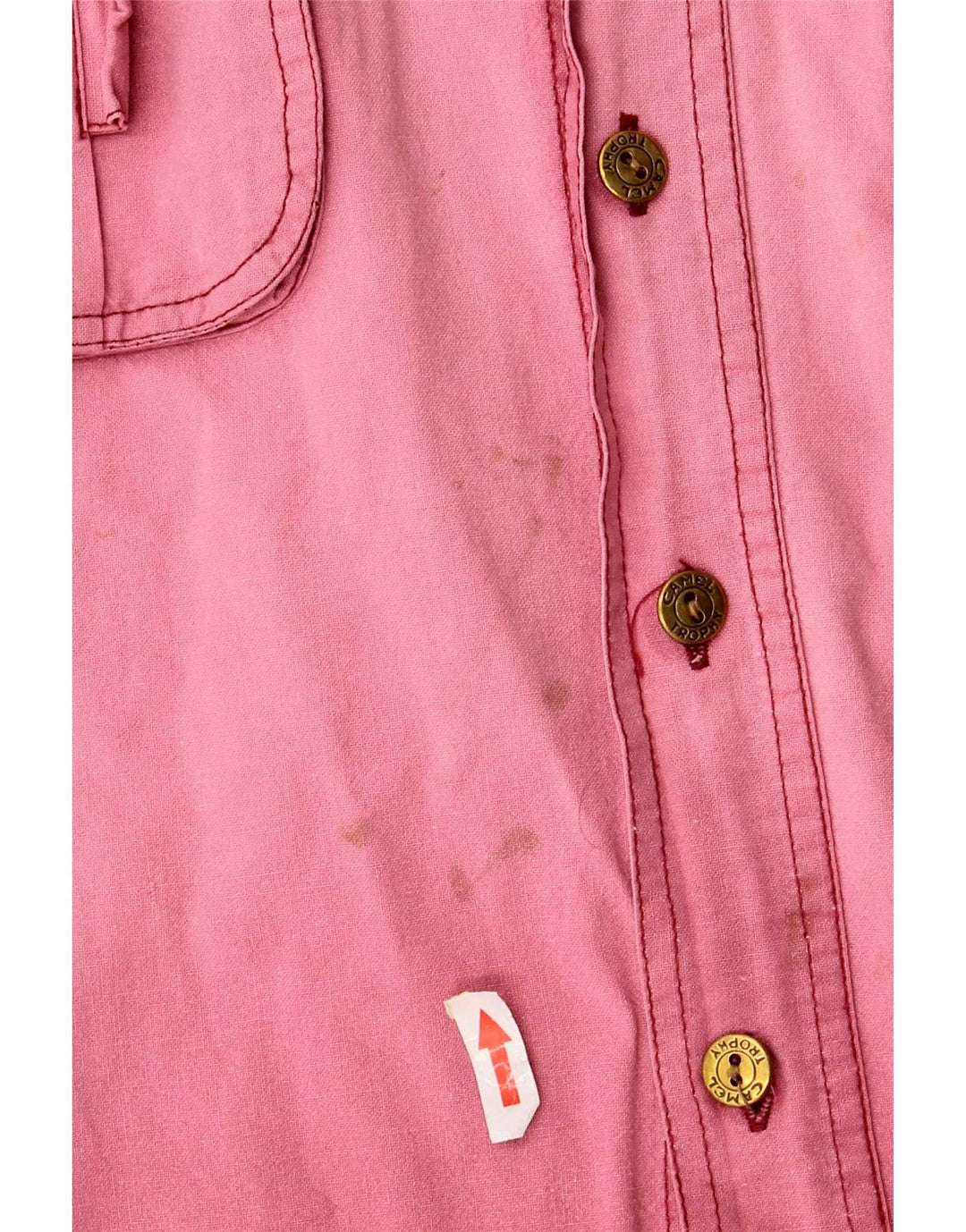 Camel Active Chemise à manches courtes pour hommes 2XL Rose