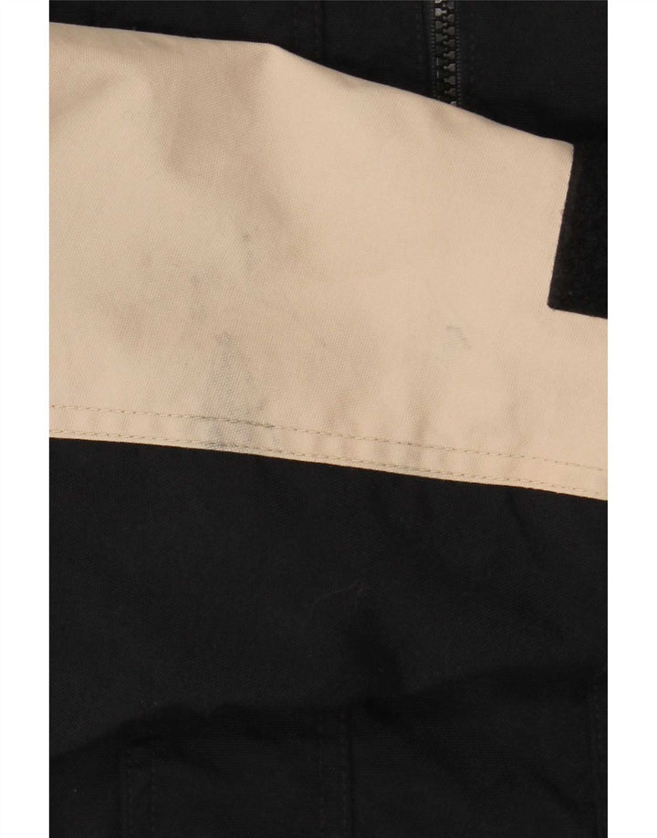 Camel Active Veste coupe-vent à capuche pour homme UK 38 Medium Noir Colourblock