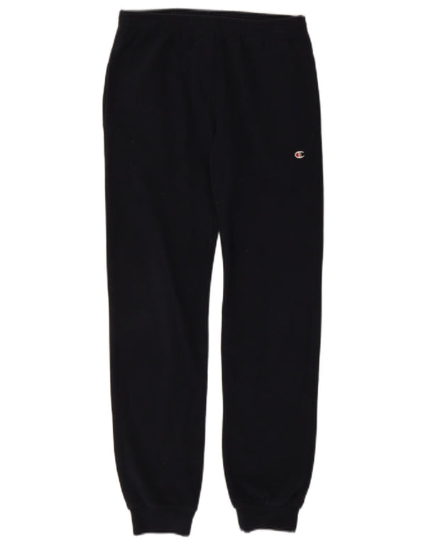 Champion Pantalon de survêtement en polaire pour garçon 11-12 ans Bleu marine Taille L