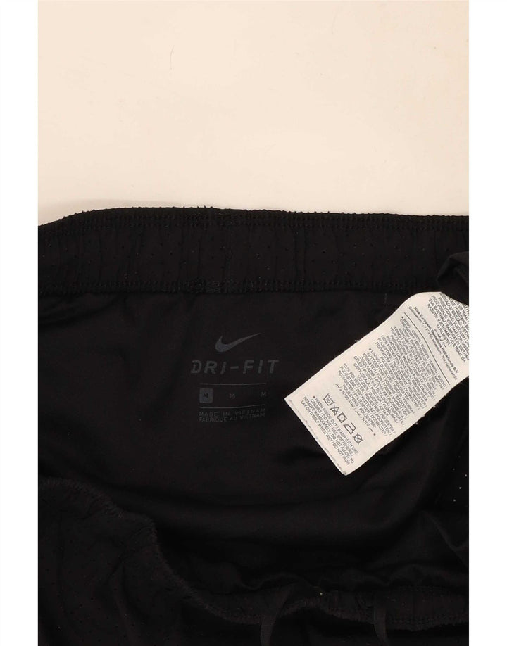 Nike Short de sport Dri Fit pour femme UK 12 Noir moyen Polyester
