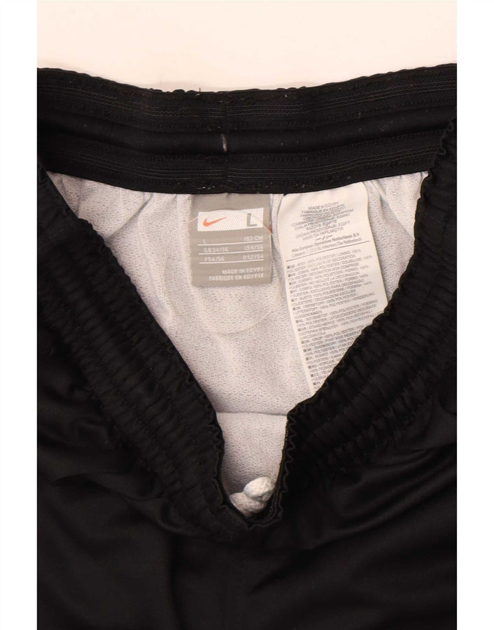 Short de sport Nike pour hommes, grand, noir, polyester