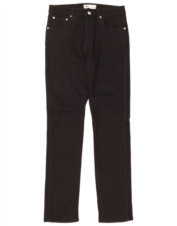 Zara Jean Slim Femme EU 40 Moyen W30 L32 Coton Noir