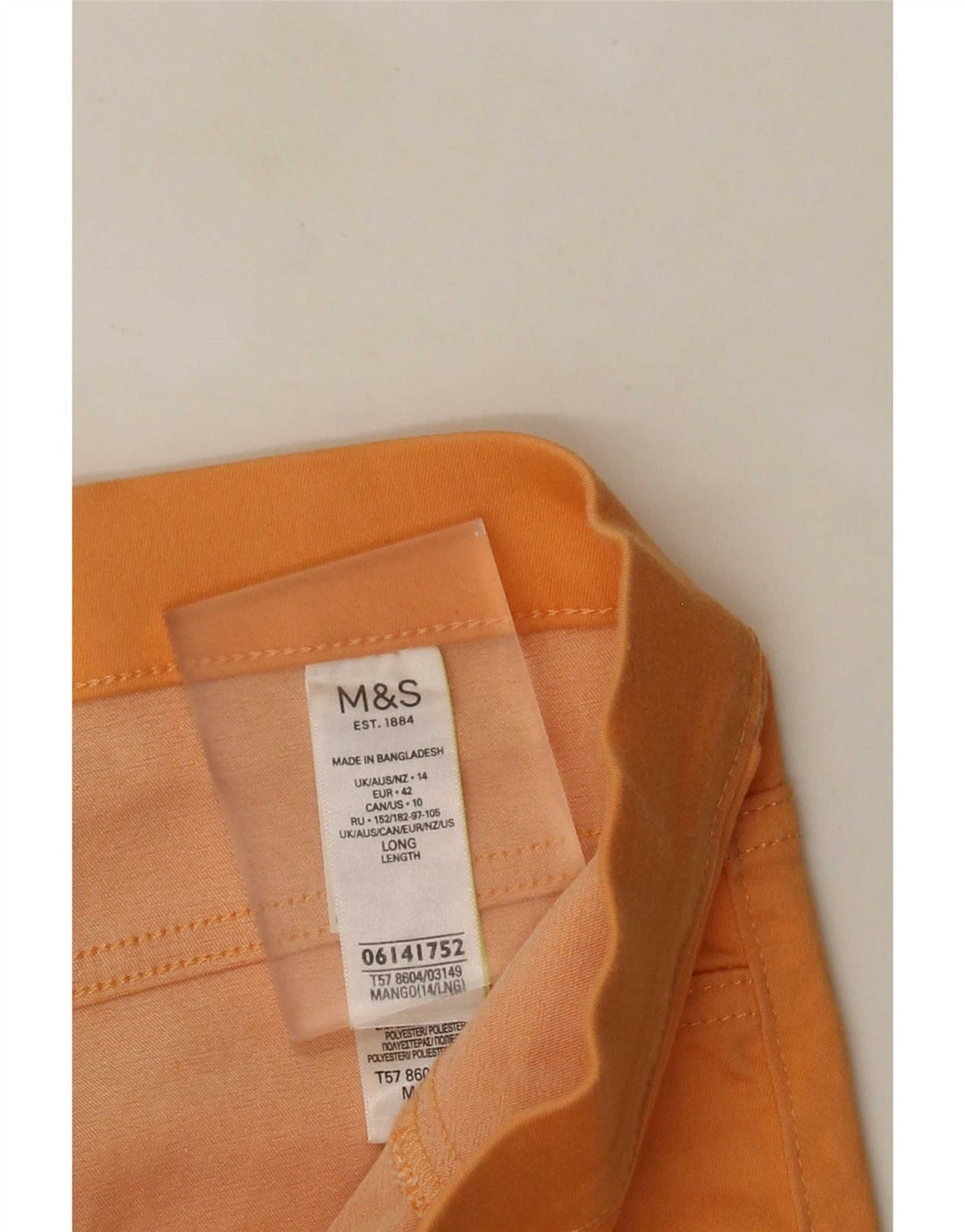 Marks & Spencer Leggings pour femme UK 14 Large Jaune Coton