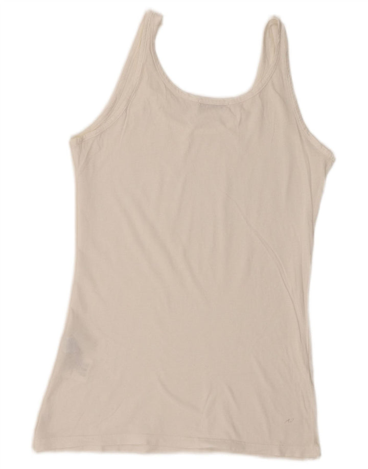 North Sails Débardeur Femme UK 10 Petit Coton Blanc