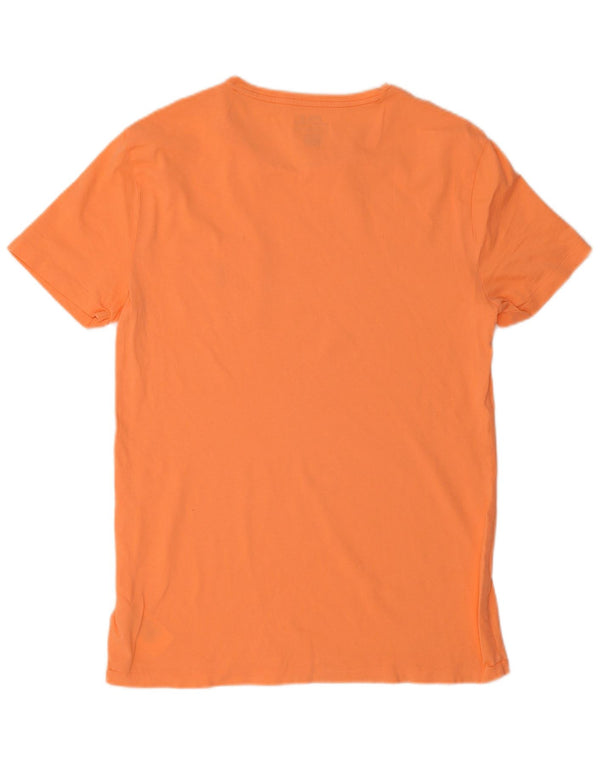 Polo Ralph Lauren T-shirt slim fit personnalisé pour homme en coton orange moyen