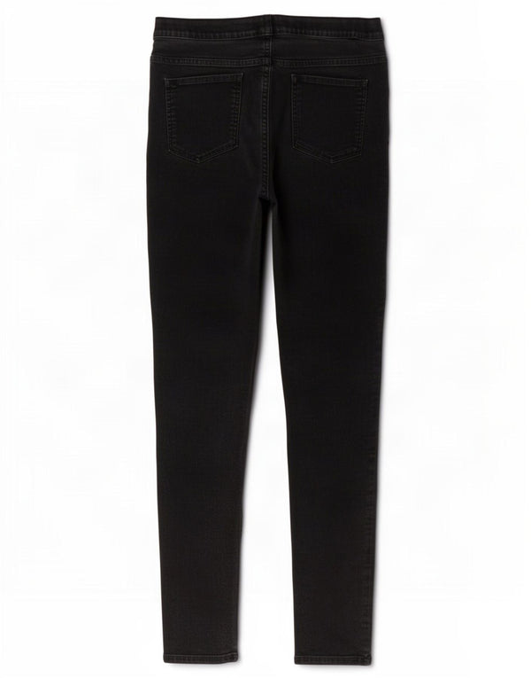 Marks & Spencer Jean Jegging Femme UK 14 Moyen W30 L29 Coton Noir