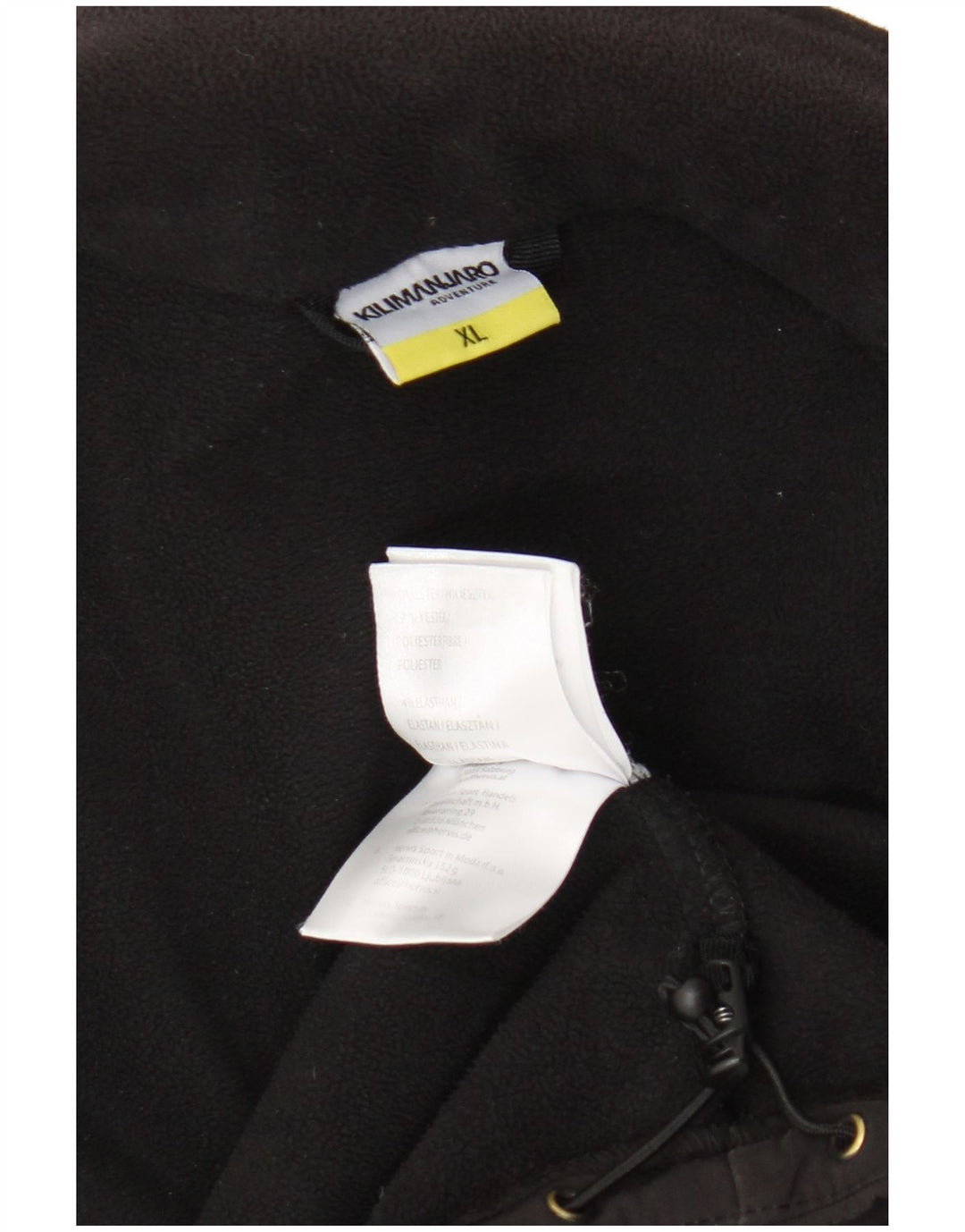 Kilimanjaro Veste coupe-vent pour homme UK 42 XL Noir Polyester