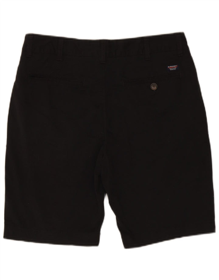 SUPERDRY Short Chino Homme W32 Coton Noir Moyen