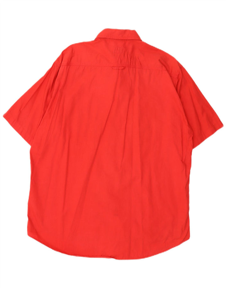 Levi's Chemise à Manches Courtes Homme Large Rouge Coton