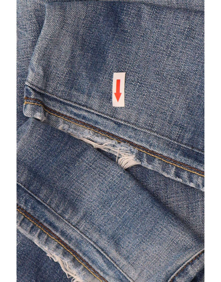 Liu Jo Jean droit vieilli W32 L34 pour homme en coton bleu