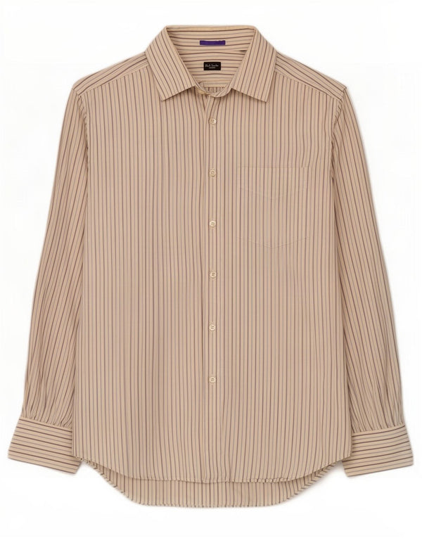 Paul Smith Chemise Homme Taille 16 1/2 Large Blanc Rayé