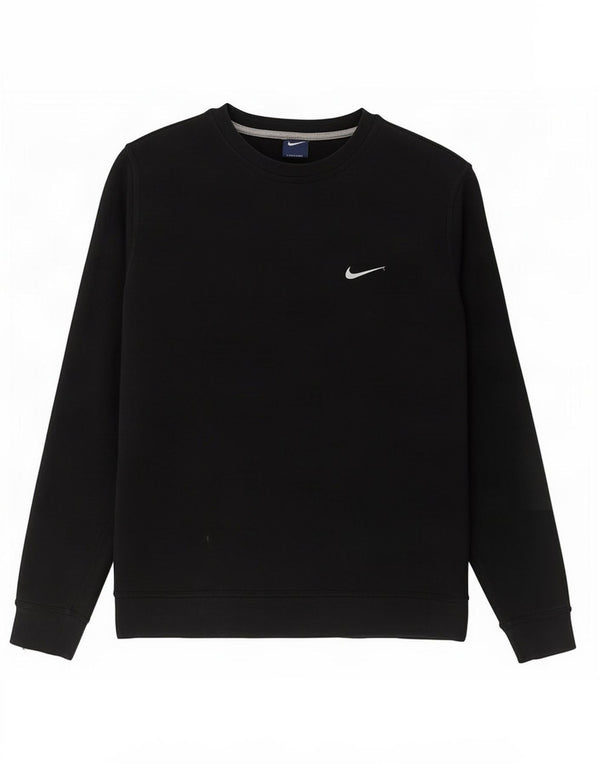 Nike Sweat-shirt pour homme en coton noir Taille L
