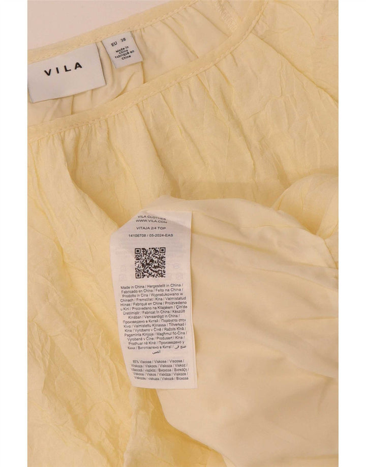 Vila Chemisier Oversize Femme EU 38 Viscose Jaune Moyen