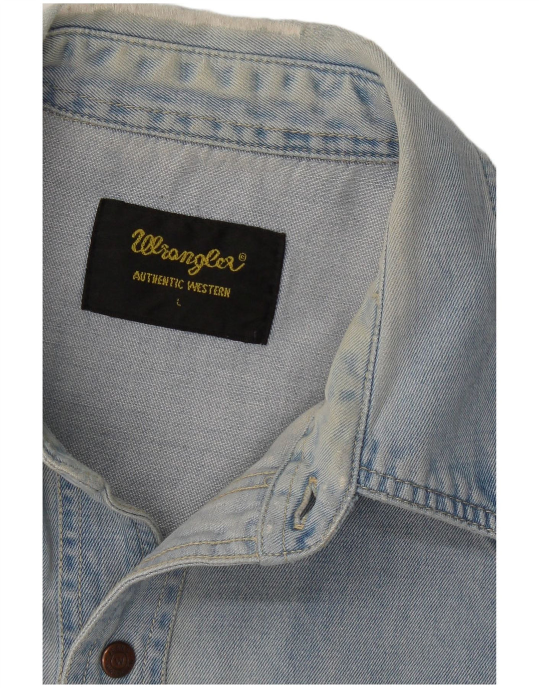 WRANGLER Chemise en Jean Homme Grand Bleu
