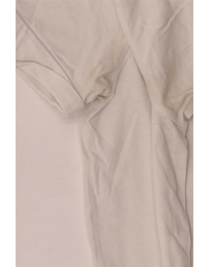 Tommy Hilfiger T-shirt graphique pour femme UK 14 Blanc moyen
